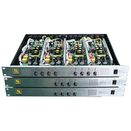 DA2008 1U 8 Channel 300W 4 ohms Class D High End Audio Amplifier - Buy