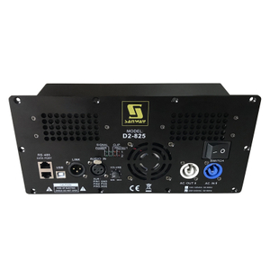 D2-825 800W 250W 2CH DSP Active Plate Amplifier for Bi-amp Speaker