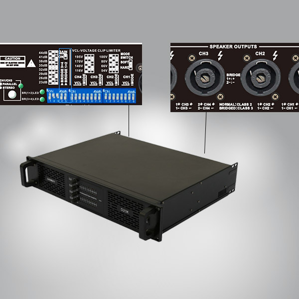 What is a bridged amplifier? Function of bridging of professional power